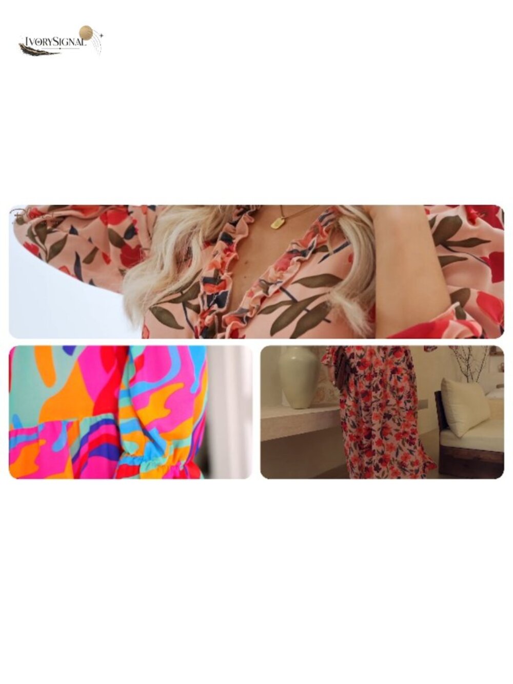 Womens Boho Floral Deep V Neck Long Sleeve Maxi Dress Beach Wedding - Picture 5 of 6